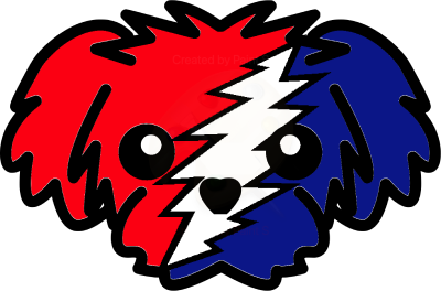 Grateful Dog Walking Logo